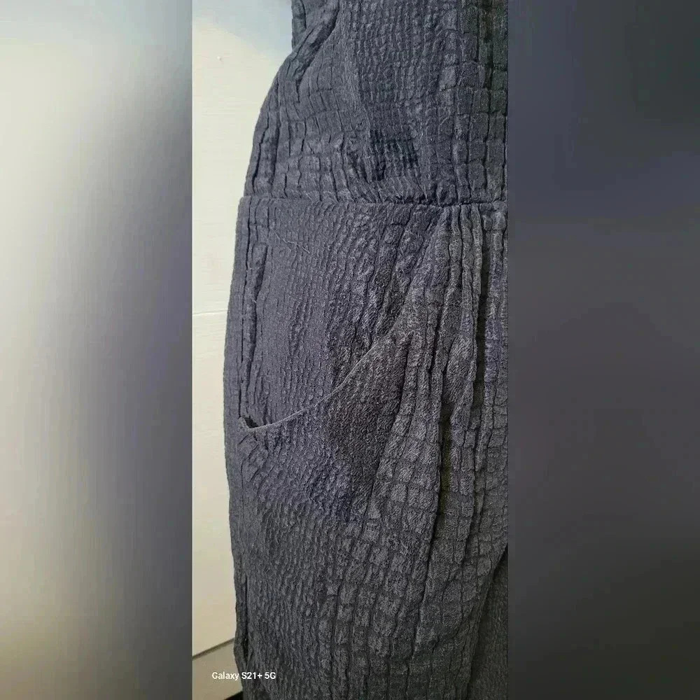 REBECCA TAYLOR Alligator Embossed 100% Silk Tunic Mini Dress Sz 4 - Picture 7 of 9
